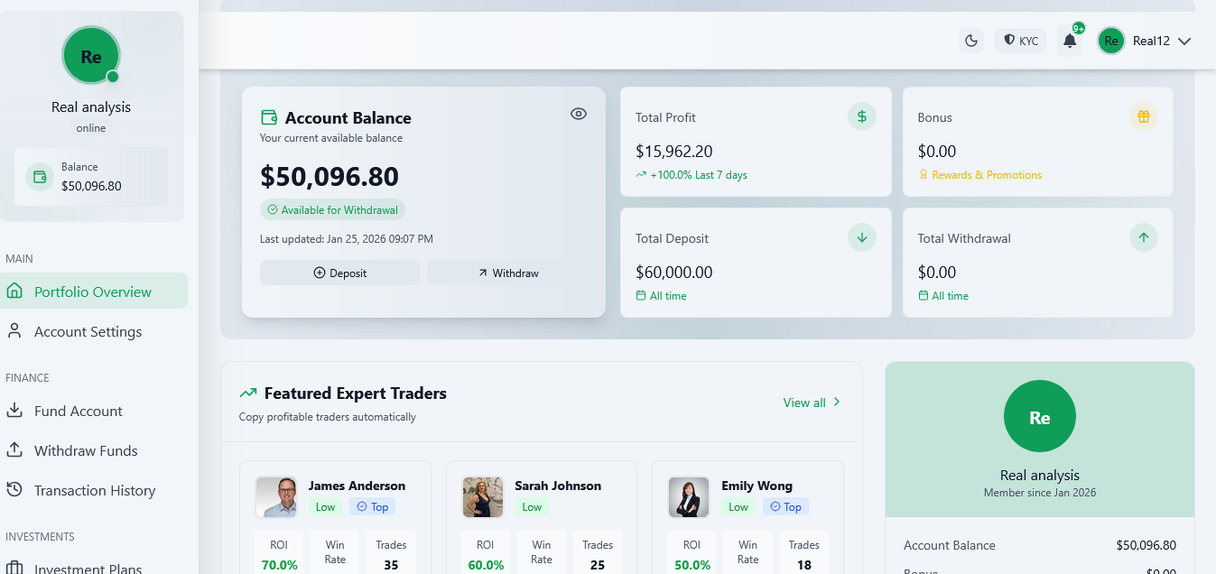 Assetra Max - Premium PHP Trading and Investment Script